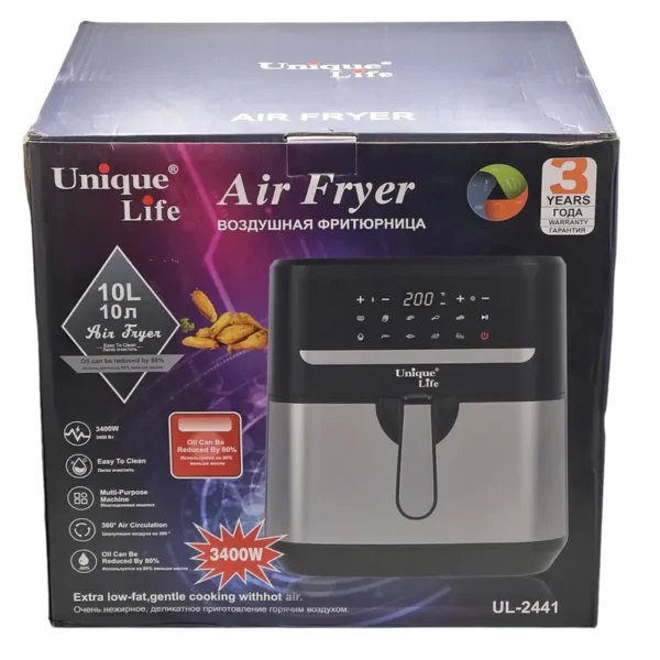 سرخ کن بدون روغن یونیک لایف 10 لیتری مدل Unique Life UL-2441 - Image 5